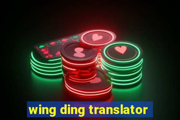 wing ding translator